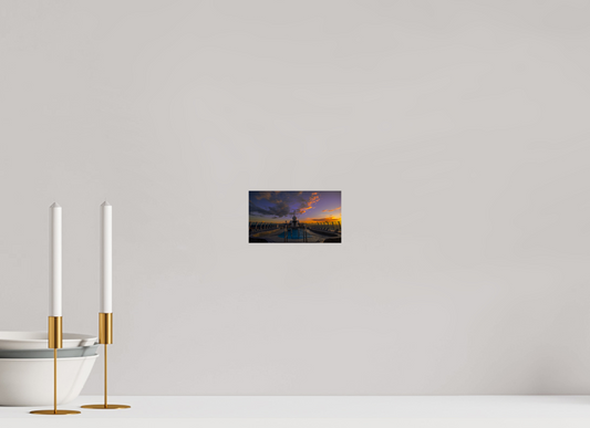 16 x 9 cm, Photo Print On Fuji Crystal DP II Balmoral Sunset