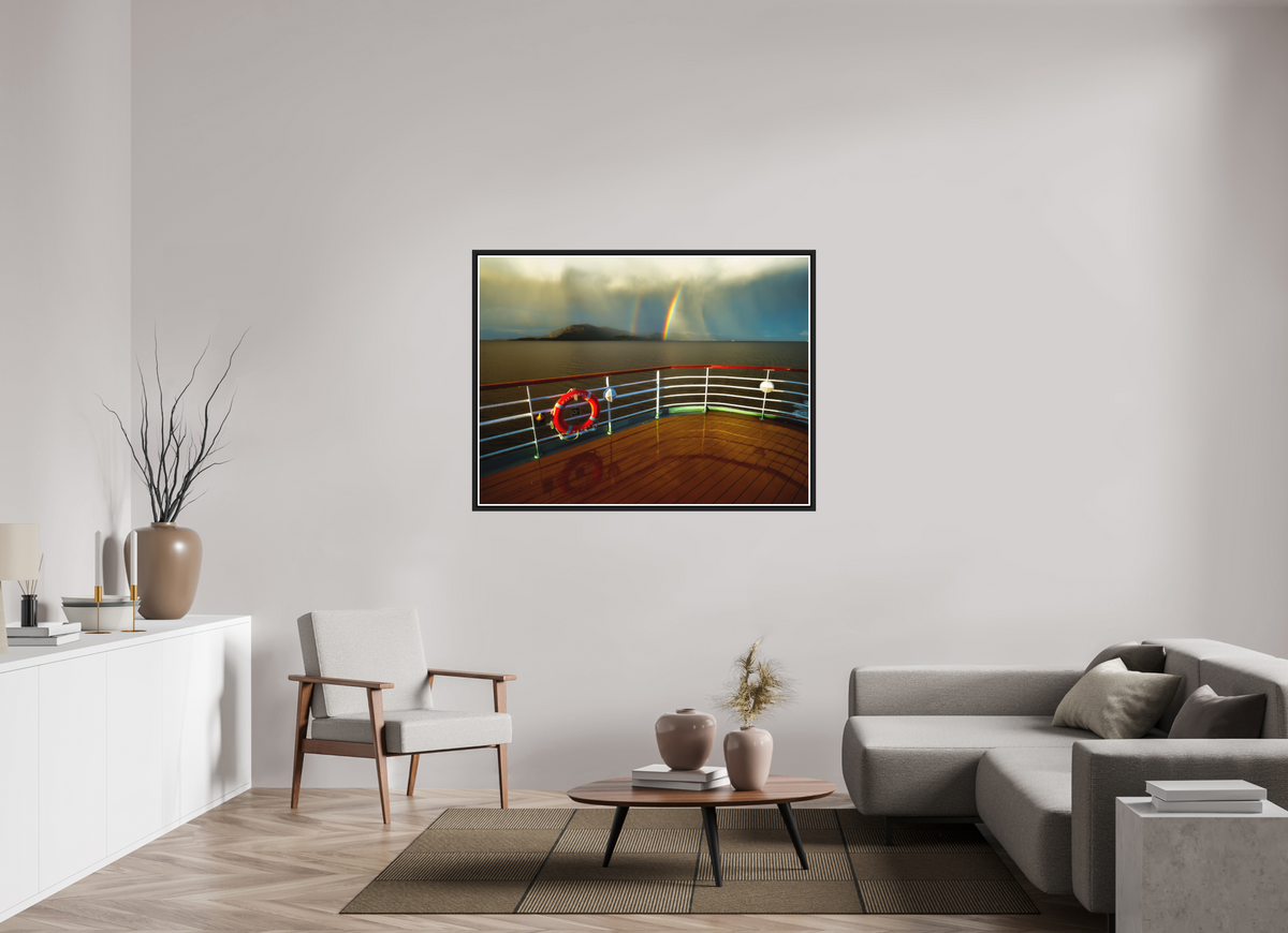 133.3 x 100 cm, Matt Black Frame After the squall, Molde September 2025