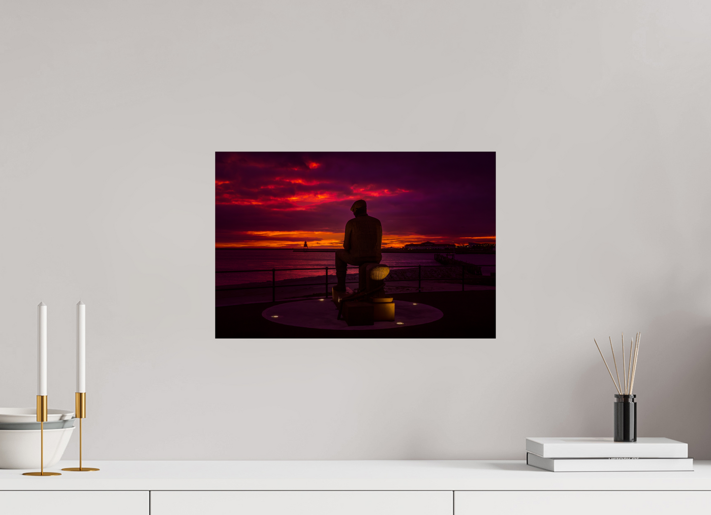 45 x 30 cm, Photo Print On Fuji Crystal DP II Dawn at Fiddlers Green