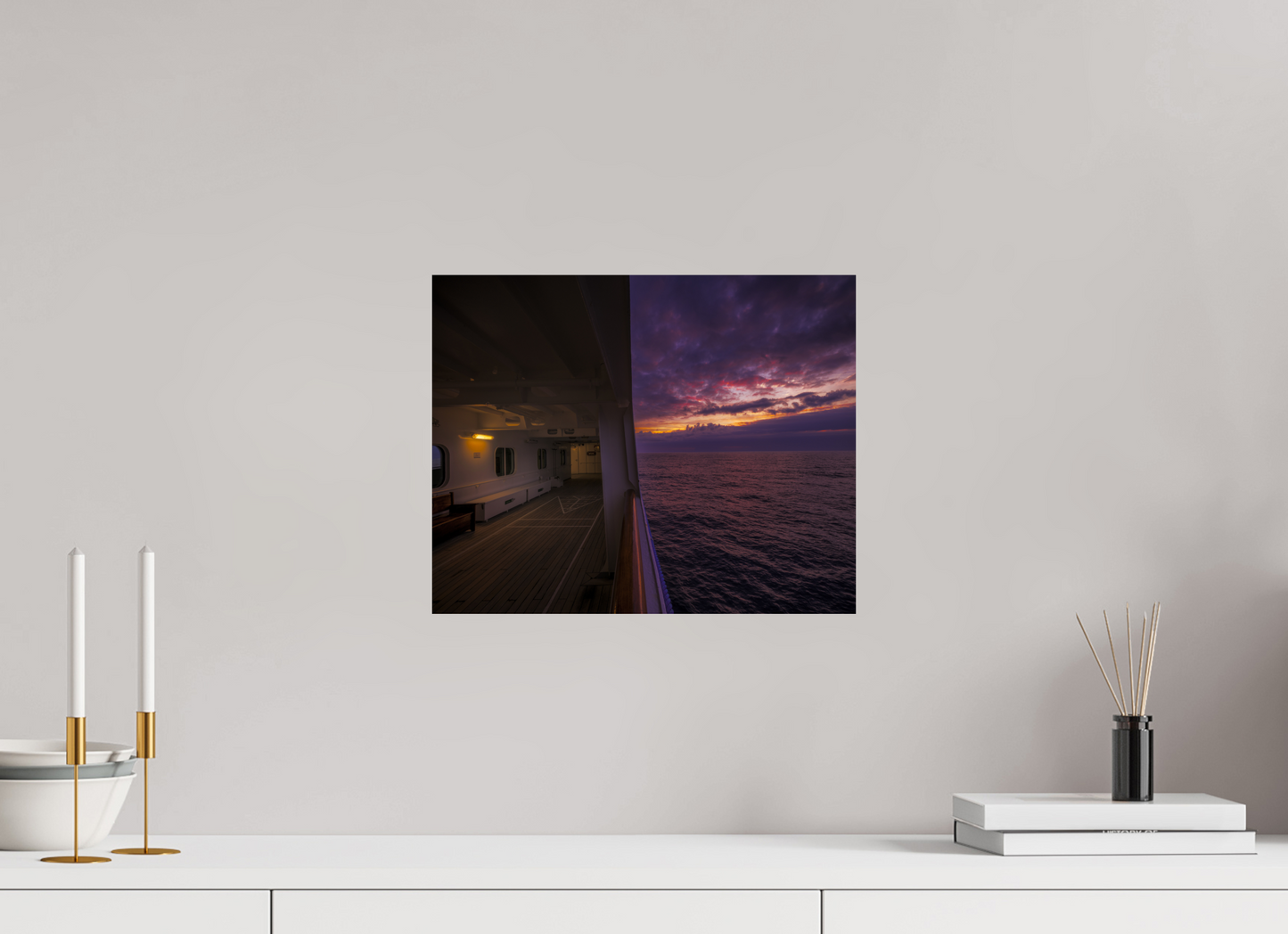 37.5 x 30 cm, Photo Print On Fuji Crystal DP II Bolette on the way to the Azores