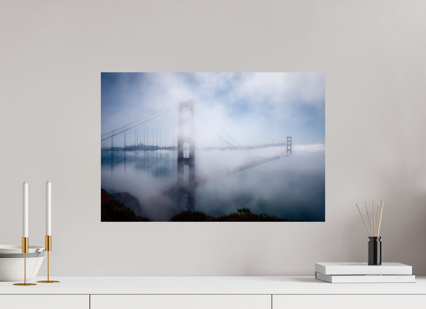 60 x 40 cm, Photo Print On Fuji Crystal DP II Golden Gate, Summer 2017