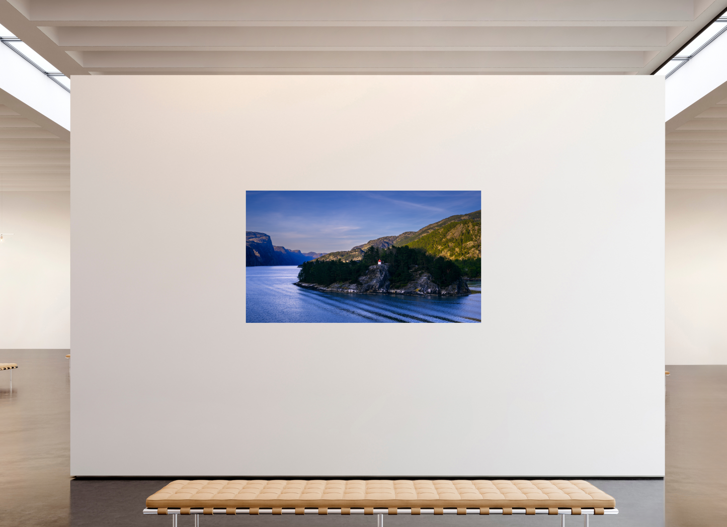 208 x 117 cm, Photo Print On Fuji Crystal DP II Lysefjord Evening