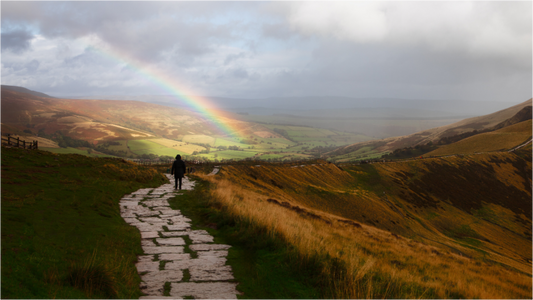Main image Rainbow above Castleton