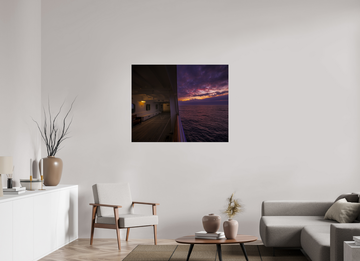 112.5 x 90 cm, Photo Print On Fuji Crystal DP II Bolette on the way to the Azores