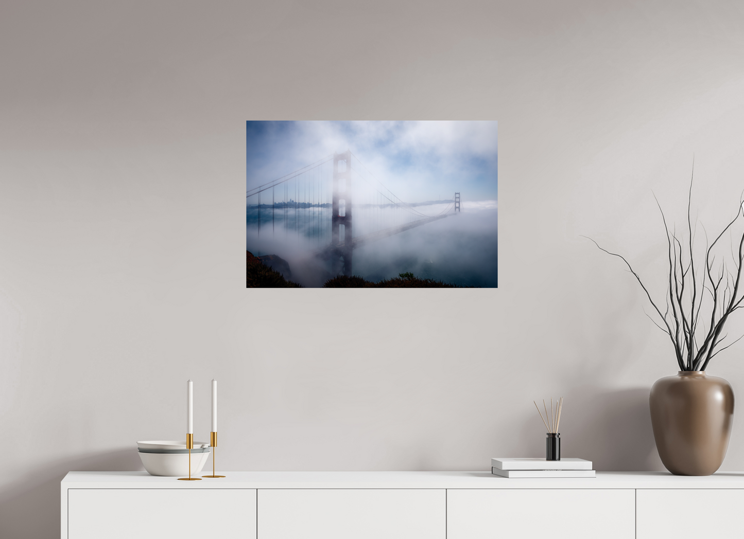 75 x 50 cm, Photo Print On Fuji Crystal DP II Golden Gate, Summer 2017