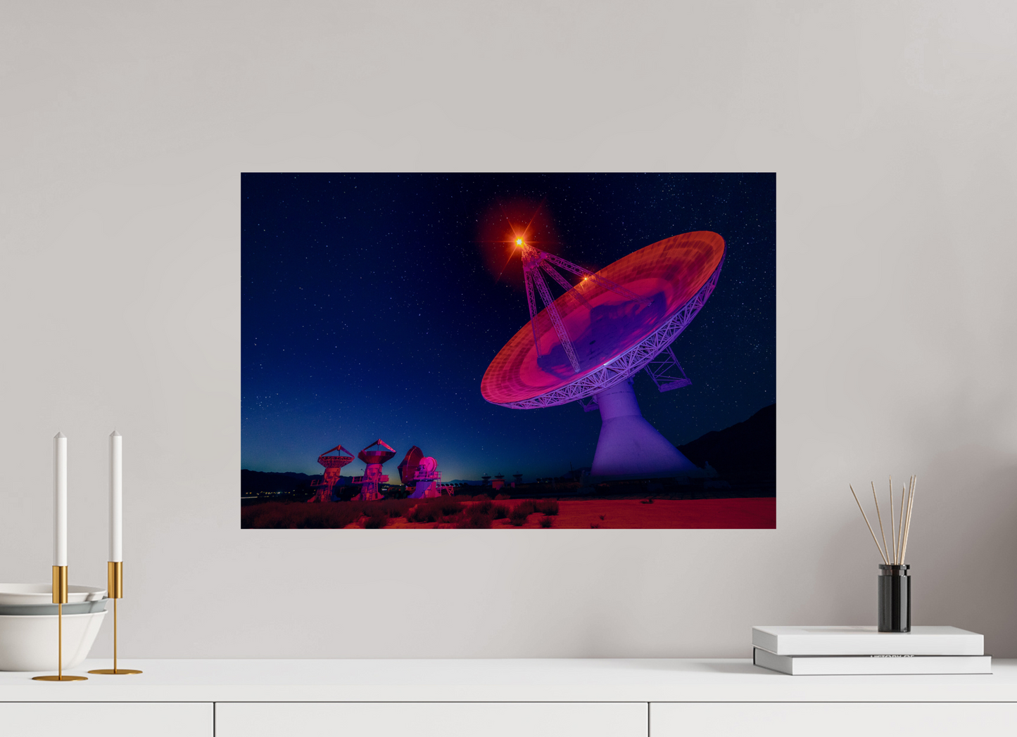 60 x 40 cm, Photo Print On Fuji Crystal DP II Owens Valley Telescope