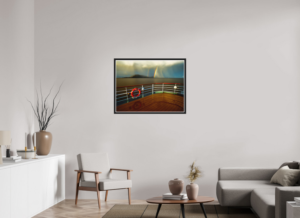 93.3 x 70 cm, Matt Black Frame After the squall, Molde September 2025