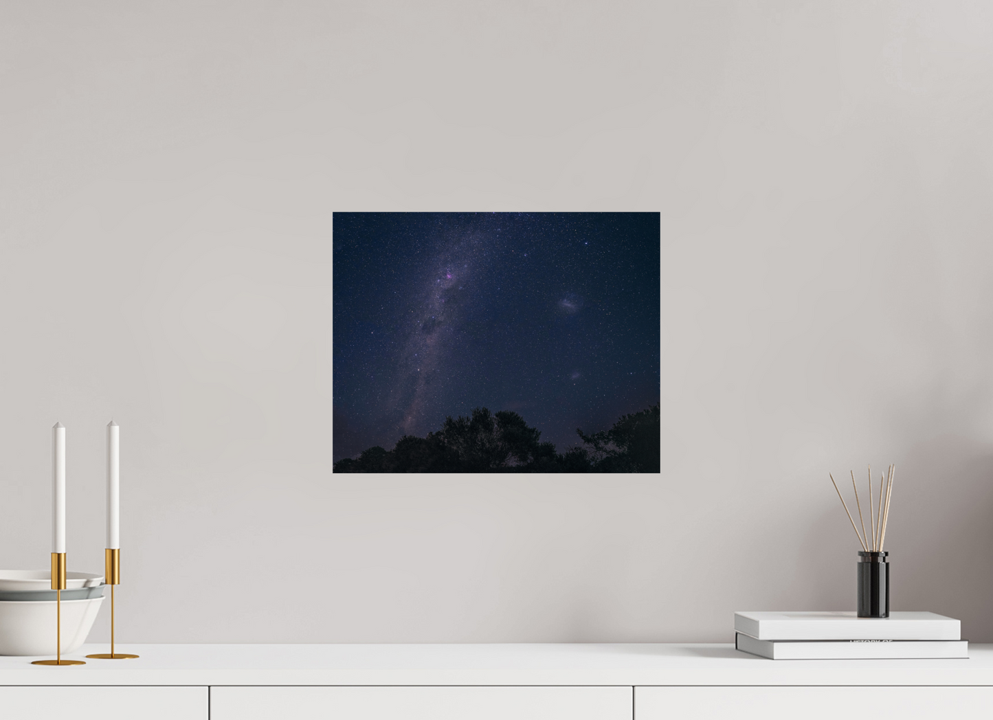 37.6 x 30 cm, Photo Print On Fuji Crystal DP II Southern Milky Way and Magellanic Clouds