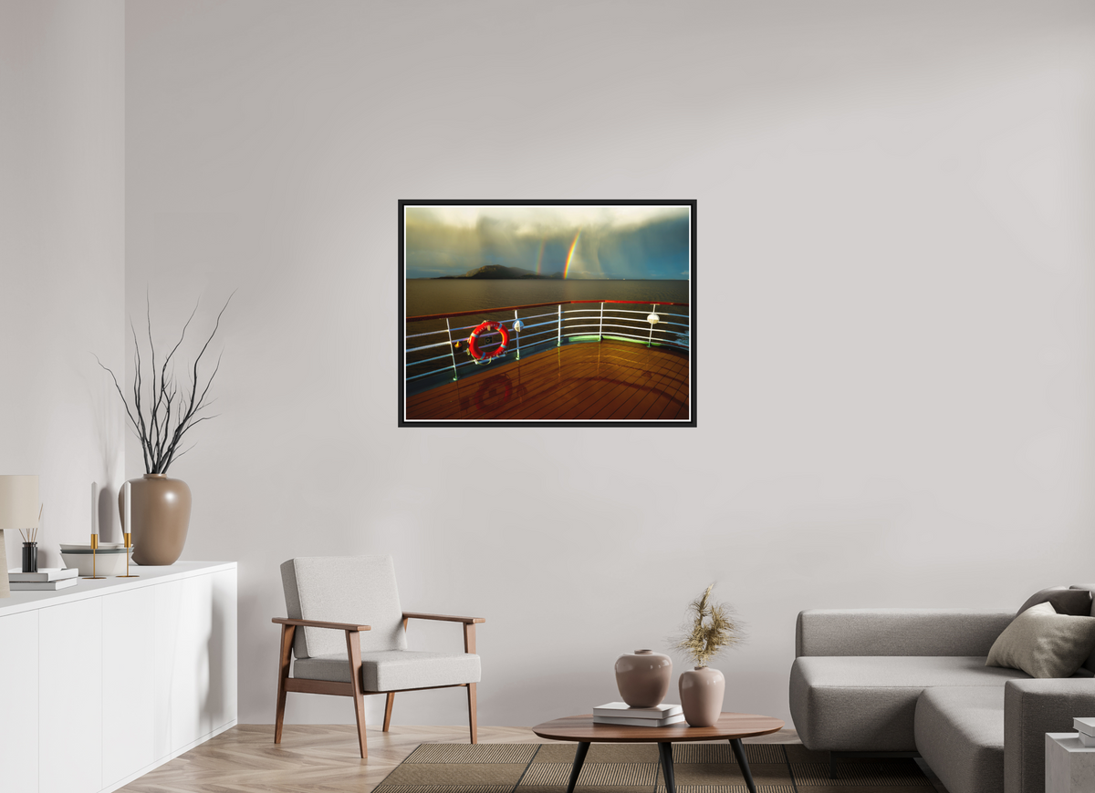 106.7 x 80 cm, Matt Black Frame After the squall, Molde September 2025