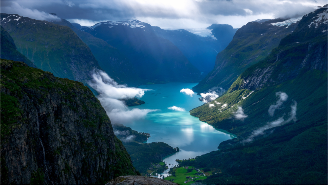 Main image Lovatnet Lake