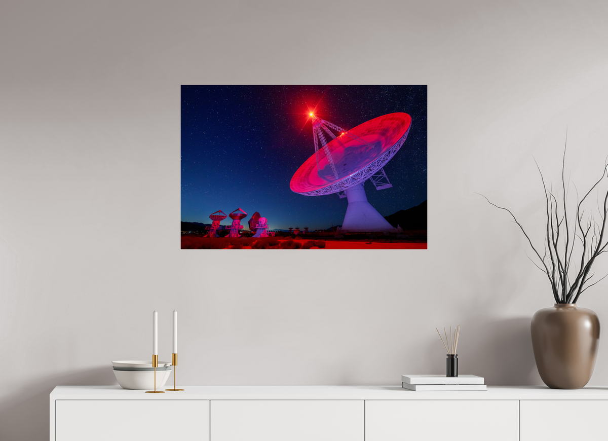 90 x 60 cm, Photo Print On Fuji Crystal DP II Owens Valley Radio Telescope