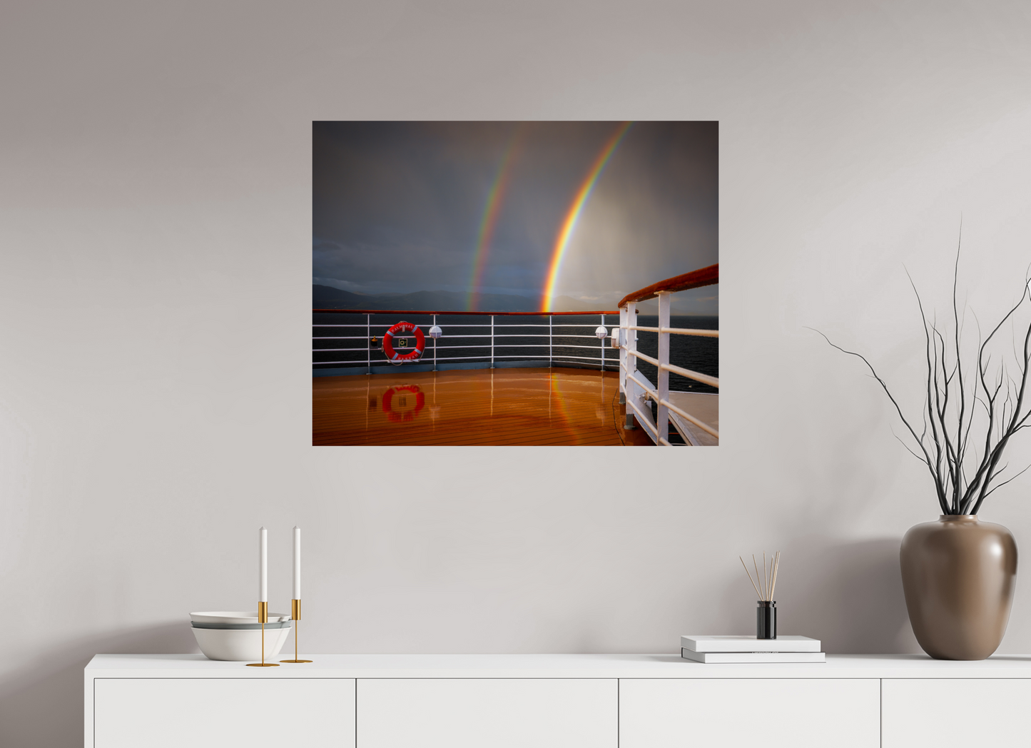 87.5 x 70 cm, Photo Print On Fuji Crystal DP II Balmoral Rainbow