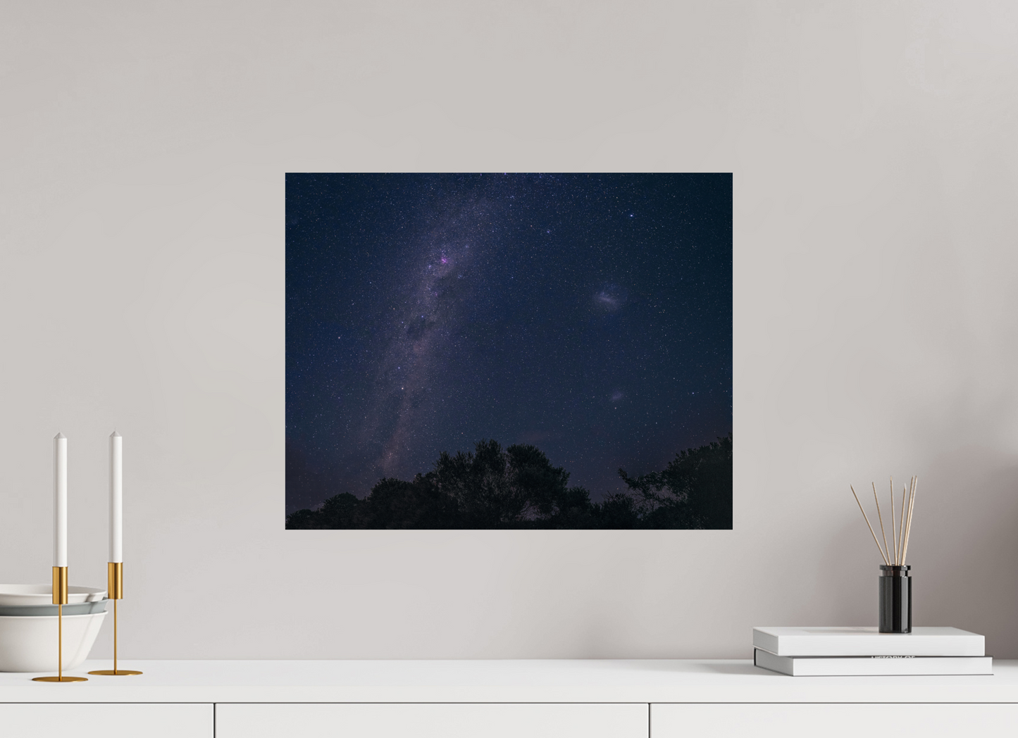 50.1 x 40 cm, Photo Print On Fuji Crystal DP II Southern Milky Way and Magellanic Clouds