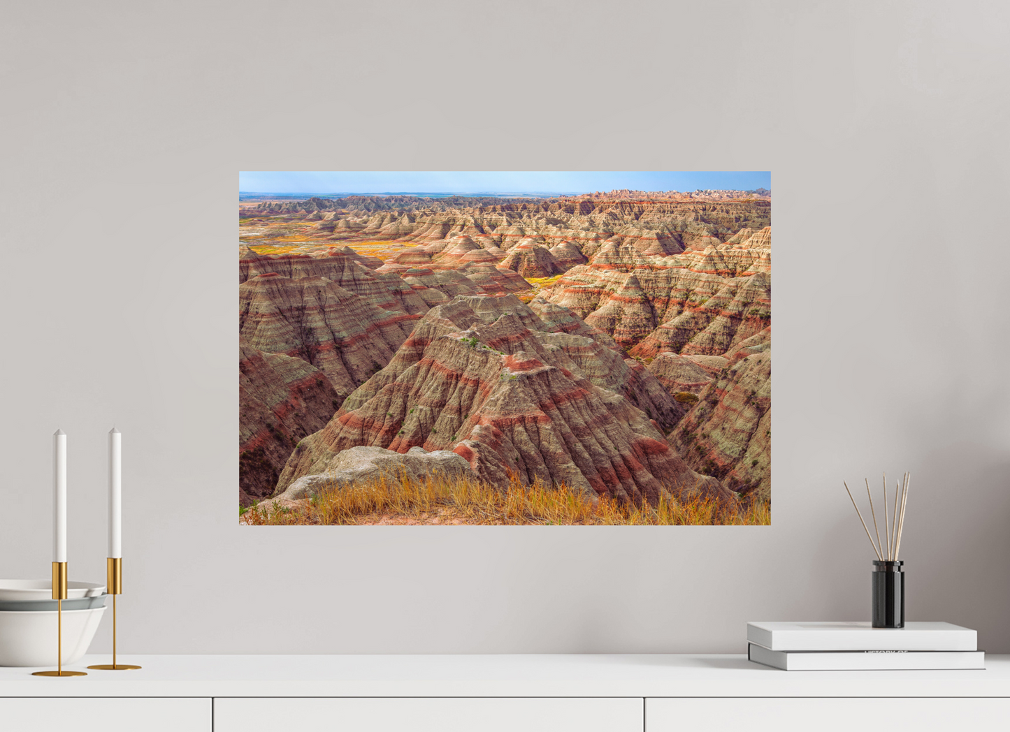 60 x 40 cm, Photo Print On Fuji Crystal DP II Badlands National Park, South Dakota