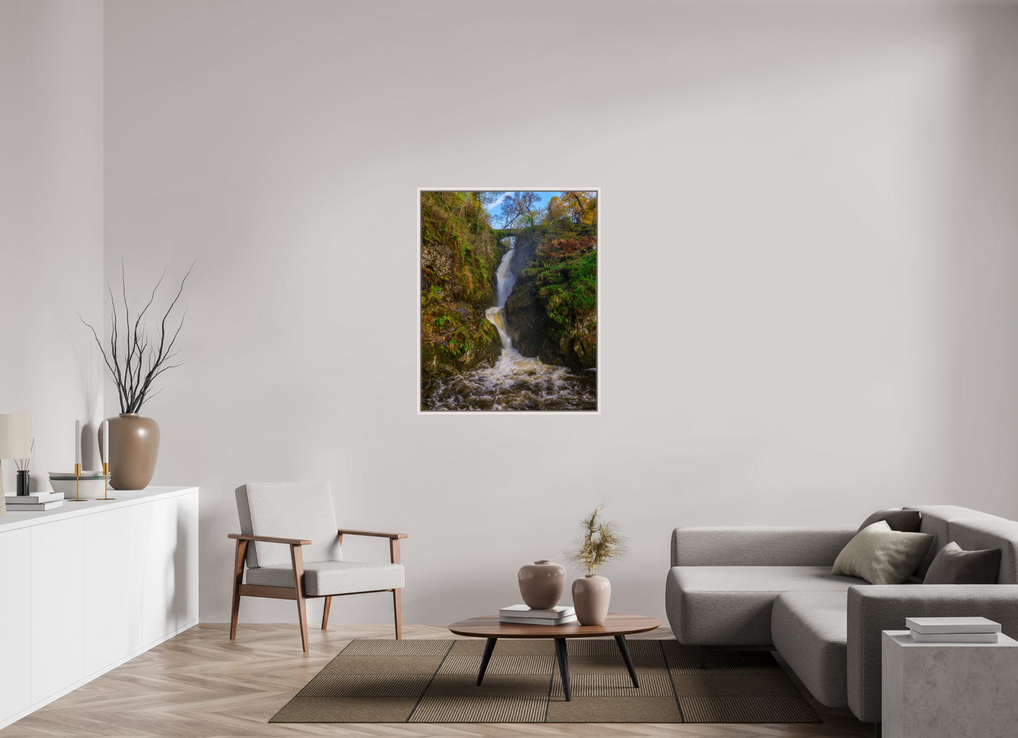 90 x 112.5 cm, White Frame Aira Force, Nov 2025
