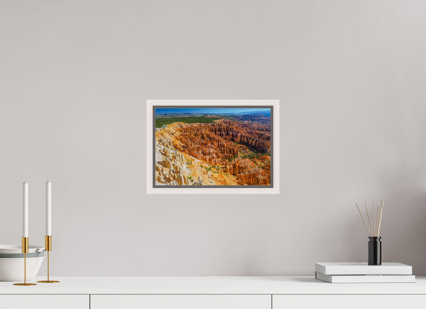 30 x 20 cm, White Frame Bryce Canyon