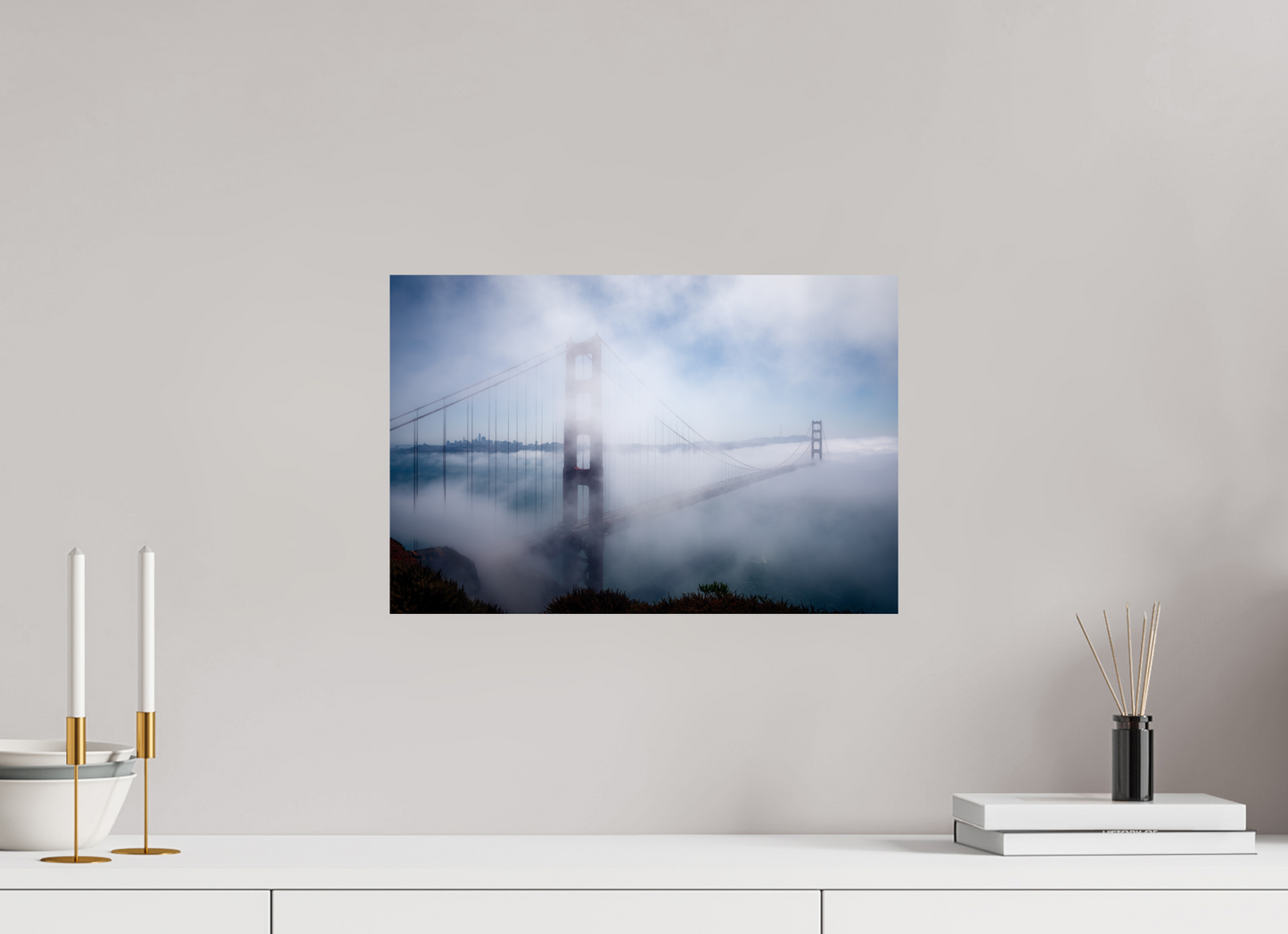 45 x 30 cm, Photo Print On Fuji Crystal DP II Golden Gate, Summer 2017