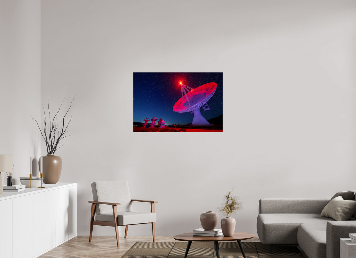 105 x 70 cm, Photo Print On Fuji Crystal DP II Owens Valley Radio Telescope