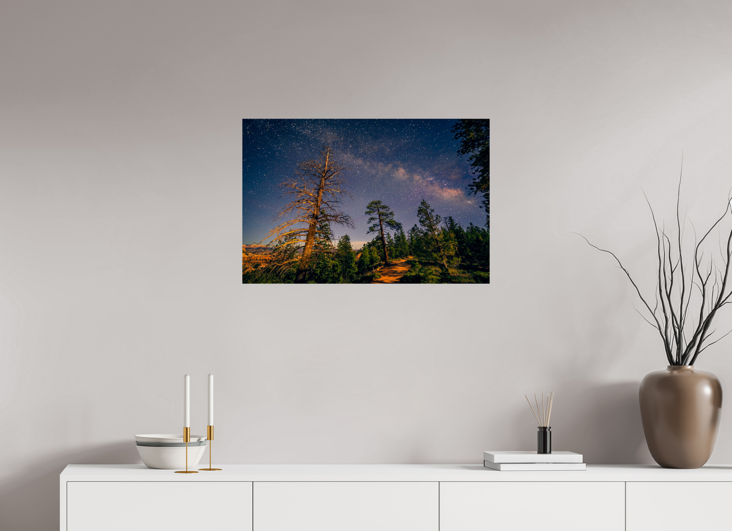 75 x 50 cm, Photo Print On Fuji Crystal DP II Bryce Canyon at Night