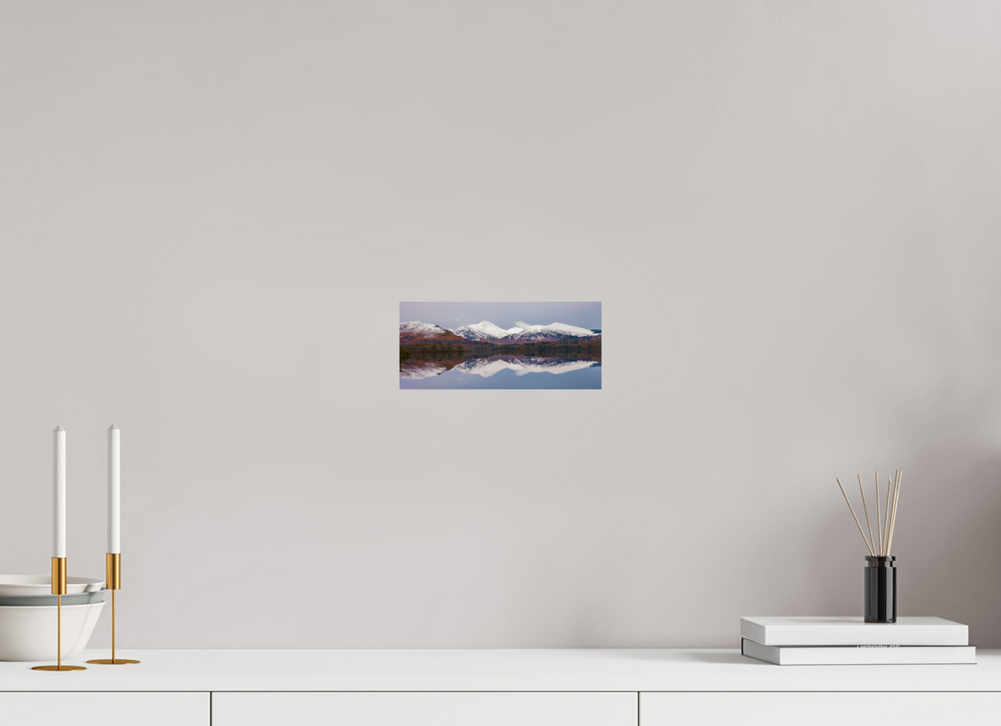 23 x 10 cm, Photo Print On Fuji Crystal DP II Derwentwater, January 2018
