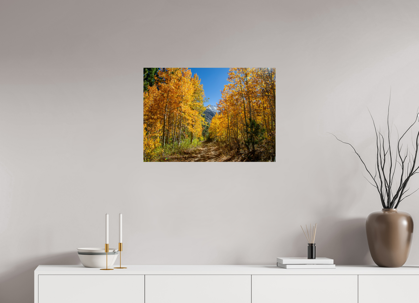 70 x 50 cm, Photo Print On Fuji Crystal DP II Autumn in the Sierras