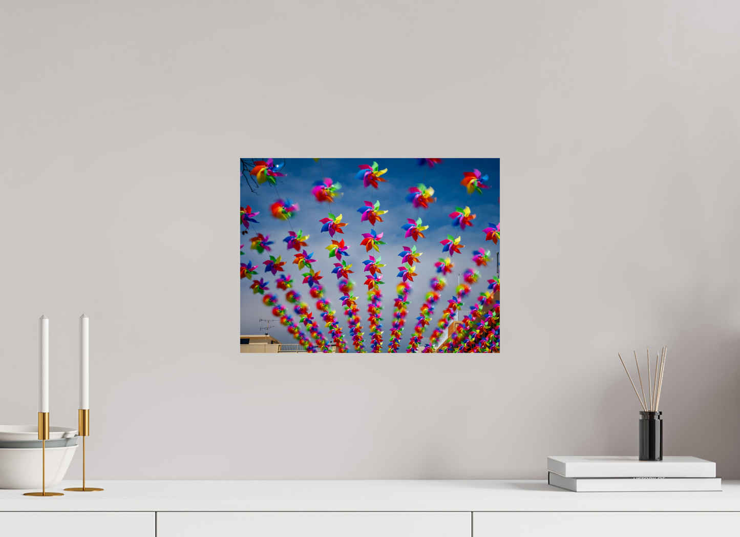 40 x 30 cm, Photo Print On Fuji Crystal DP II Cheung Chau Windmills