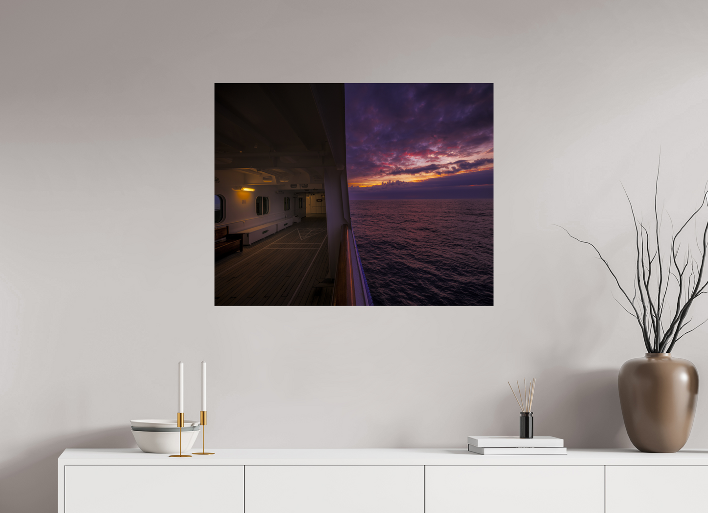 87.5 x 70 cm, Photo Print On Fuji Crystal DP II Bolette on the way to the Azores