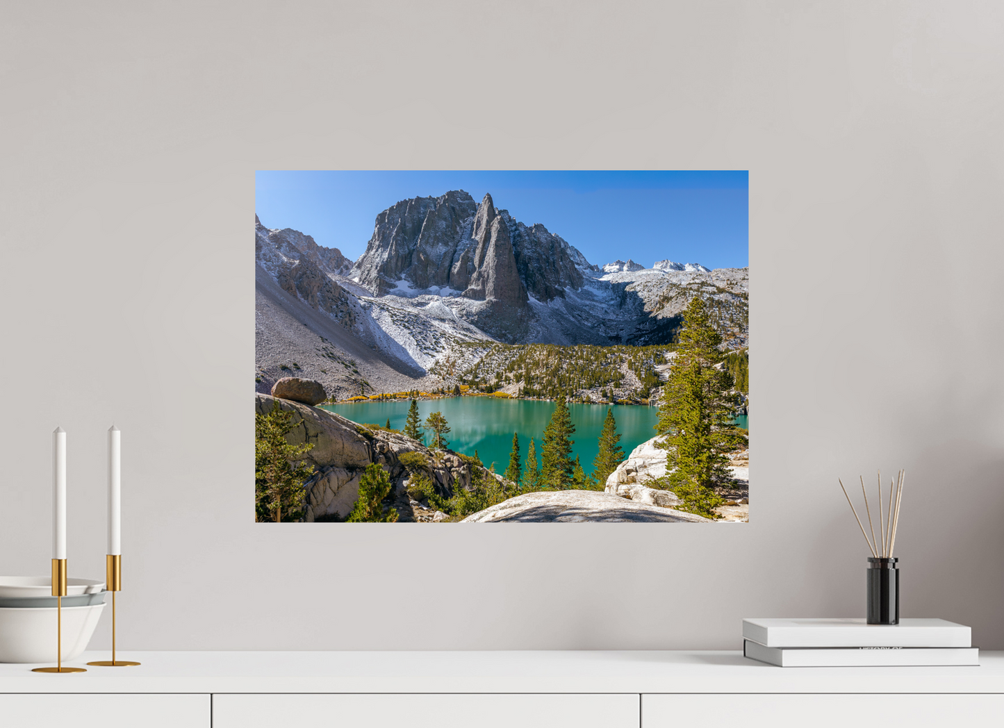56 x 40 cm, Photo Print On Fuji Crystal DP II Second Lake.