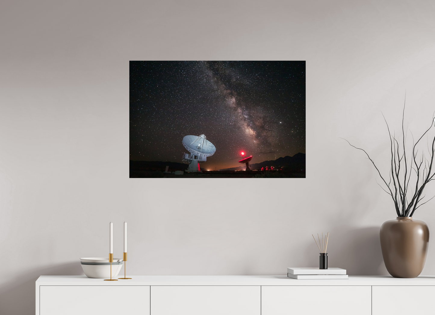 90 x 60 cm, Photo Print On Fuji Crystal DP II Owens Valley Milky Way