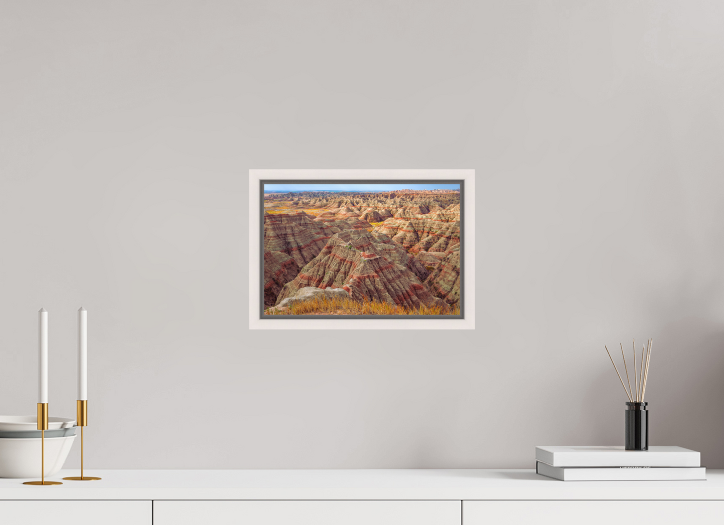 30 x 20 cm, White Frame Badlands National Park, South Dakota