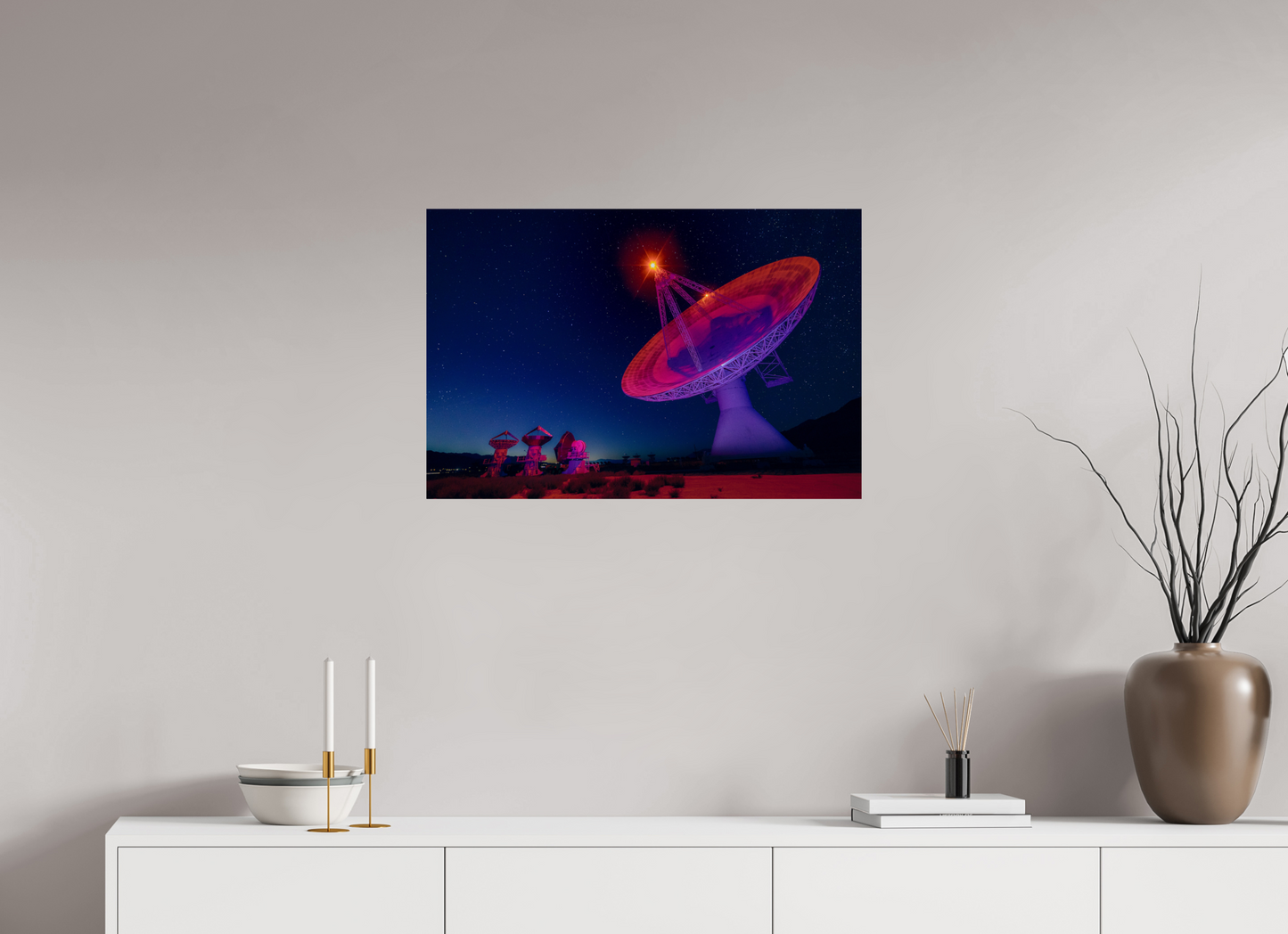 75 x 50 cm, Photo Print On Fuji Crystal DP II Owens Valley Telescope