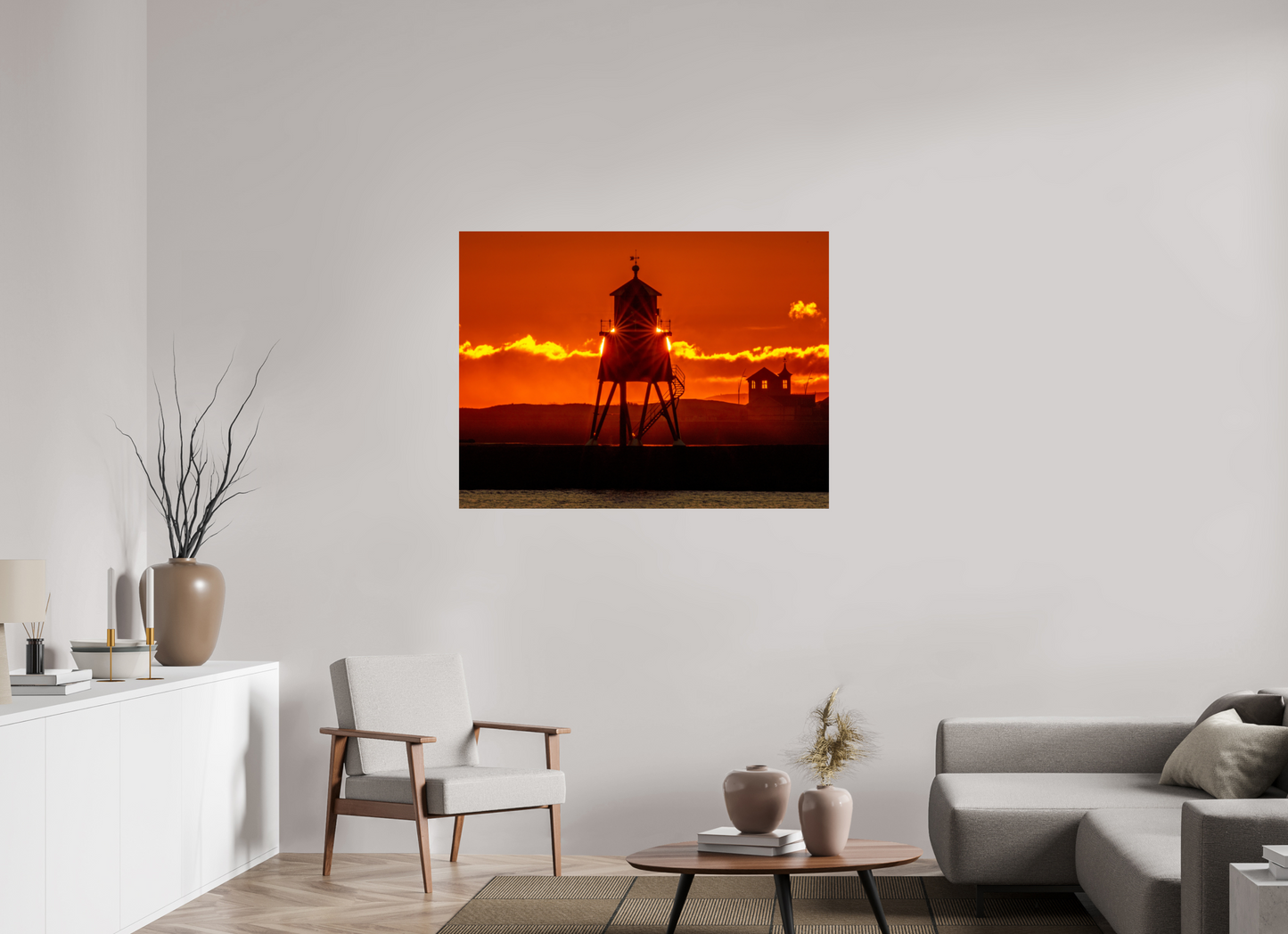 120 x 90 cm, Photo Print On Fuji Crystal DP II Last sunrise of 2025