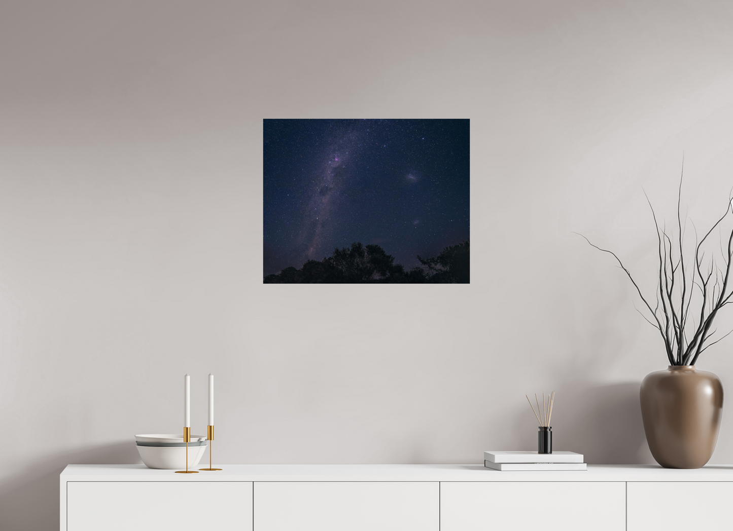 62.6 x 50 cm, Photo Print On Fuji Crystal DP II Southern Milky Way and Magellanic Clouds