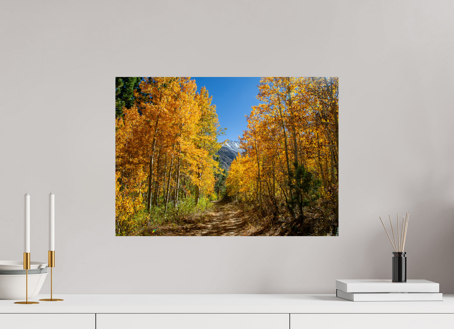 56 x 40 cm, Photo Print On Fuji Crystal DP II Autumn in the Sierras