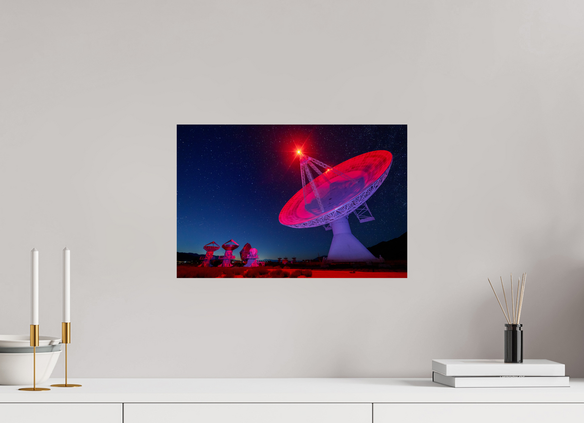 45 x 30 cm, Photo Print On Fuji Crystal DP II Owens Valley Radio Telescope