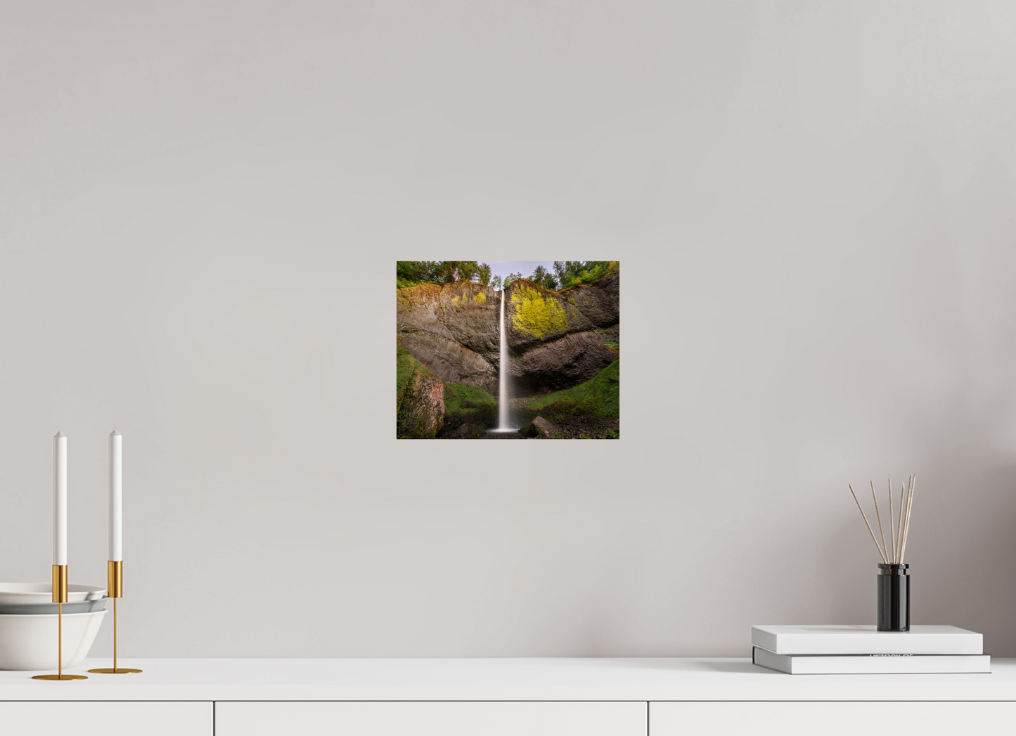 25 x 20 cm, Photo Print On Fuji Crystal DP II Dusk at Latourell Falls