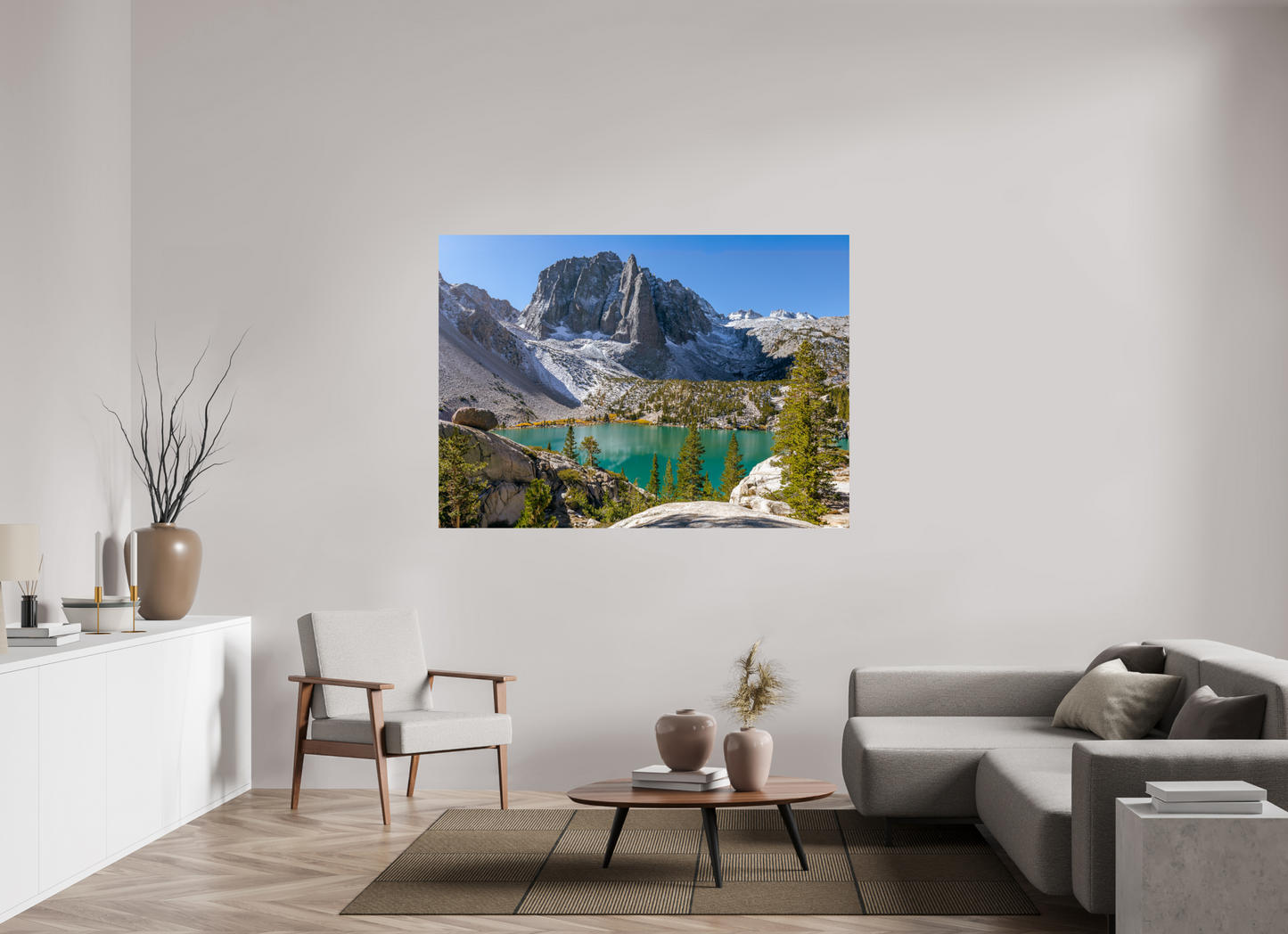 168 x 120 cm, Photo Print On Fuji Crystal DP II Second Lake.