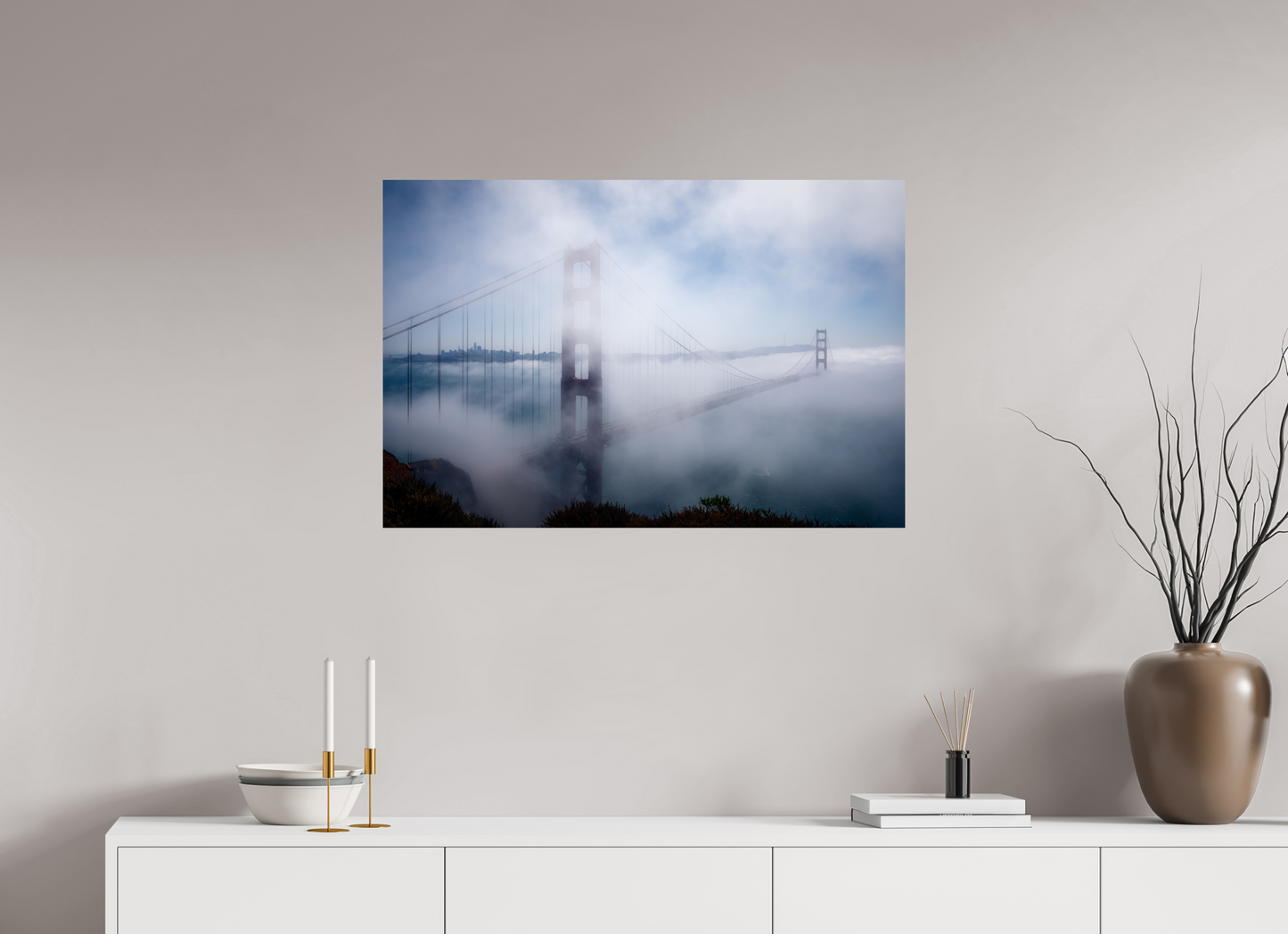 90 x 60 cm, Photo Print On Fuji Crystal DP II Golden Gate, Summer 2017
