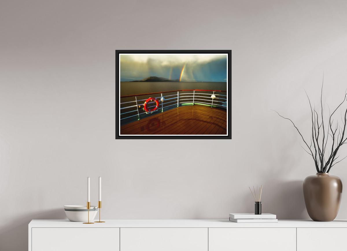 66.7 x 50 cm, Matt Black Frame After the squall, Molde September 2025