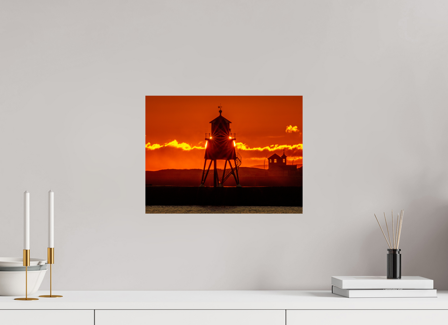 40 x 30 cm, Photo Print On Fuji Crystal DP II Last sunrise of 2025