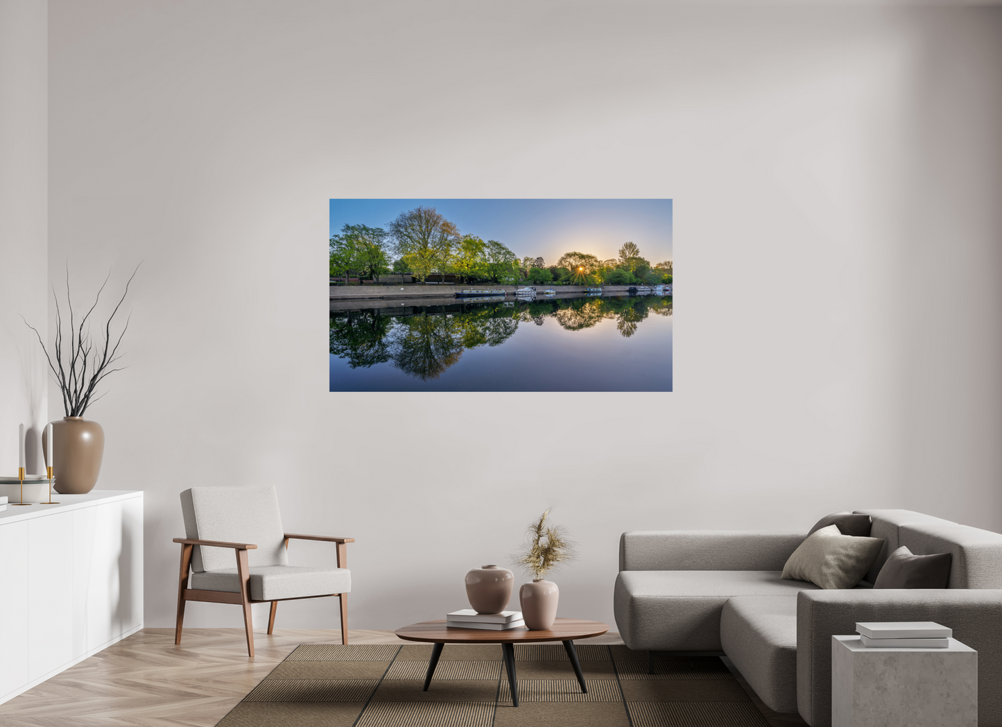 176 x 99 cm, Photo Print On Fuji Crystal DP II April Dawn on the Ouse, York