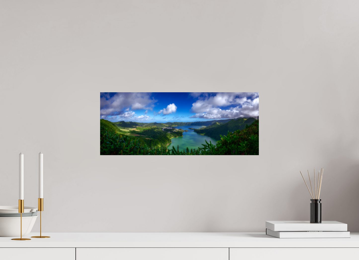 50.4 x 20 cm, Photo Print On Fuji Crystal DP II Sete Cidades