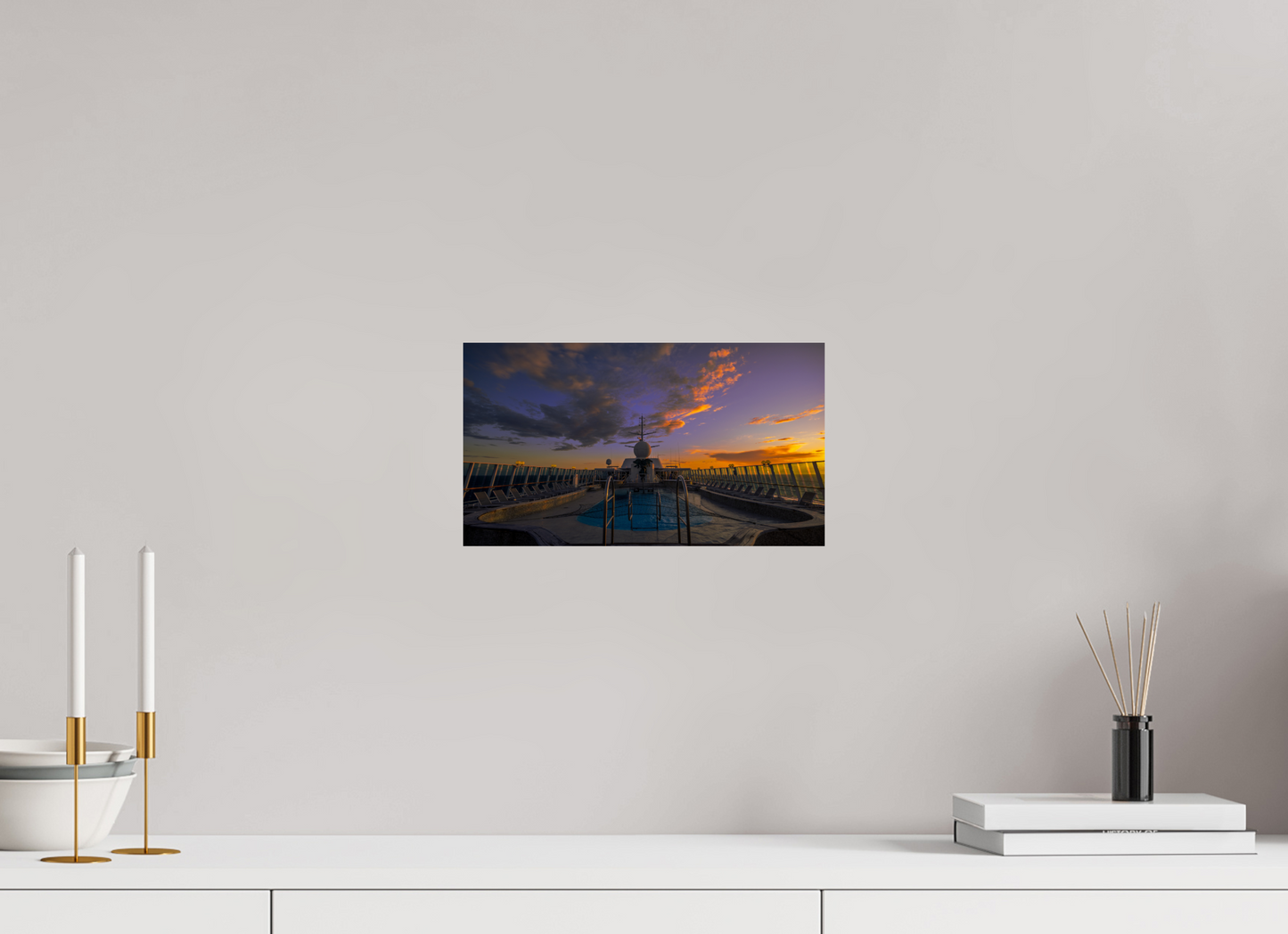 32 x 18 cm, Photo Print On Fuji Crystal DP II Balmoral Sunset