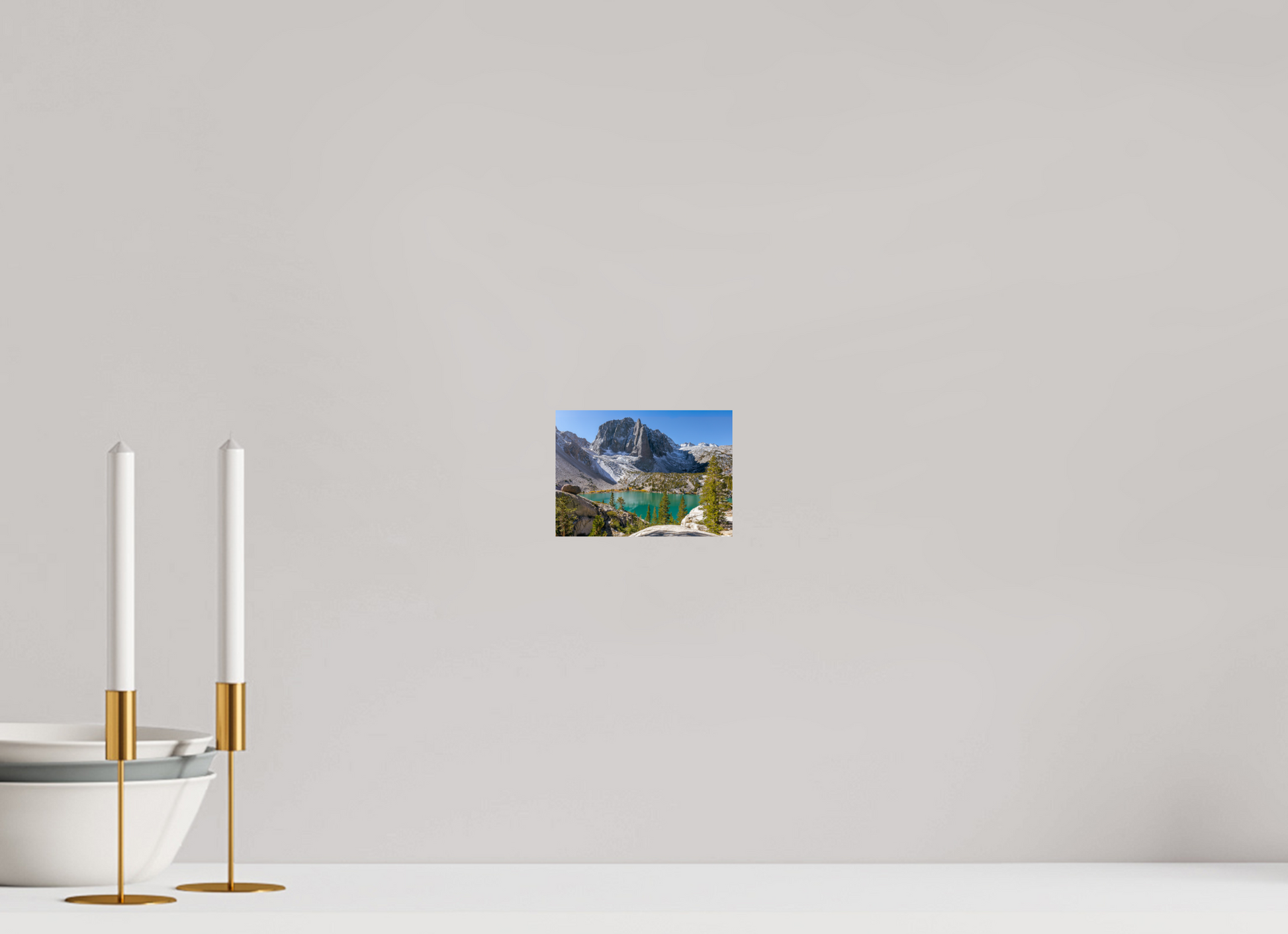 14 x 10 cm, Photo Print On Fuji Crystal DP II Second Lake.