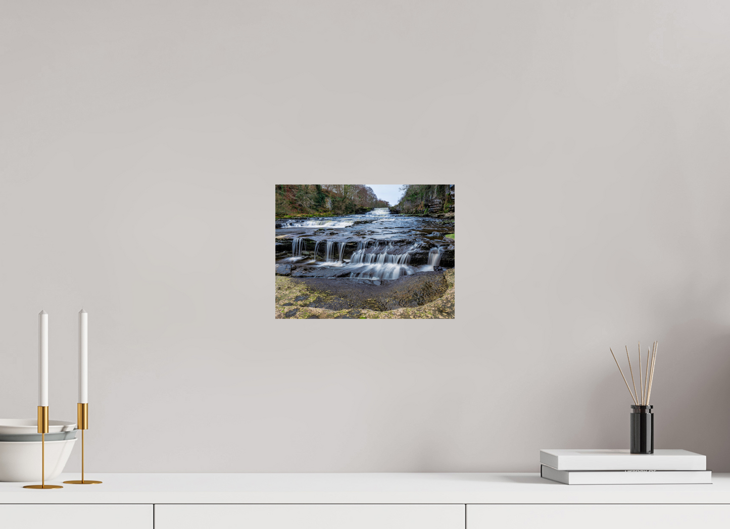 28 x 21 cm, Photo Print On Fuji Crystal DP II Lower Aysgarth Falls