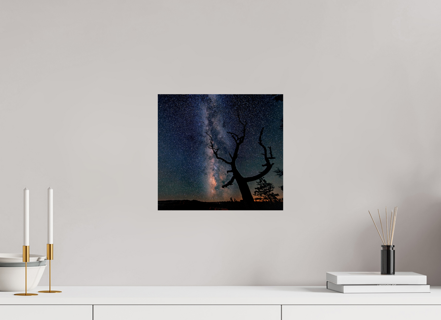 32.4 x 30 cm, Photo Print On Fuji Crystal DP II Bryce Canyon Milky Way