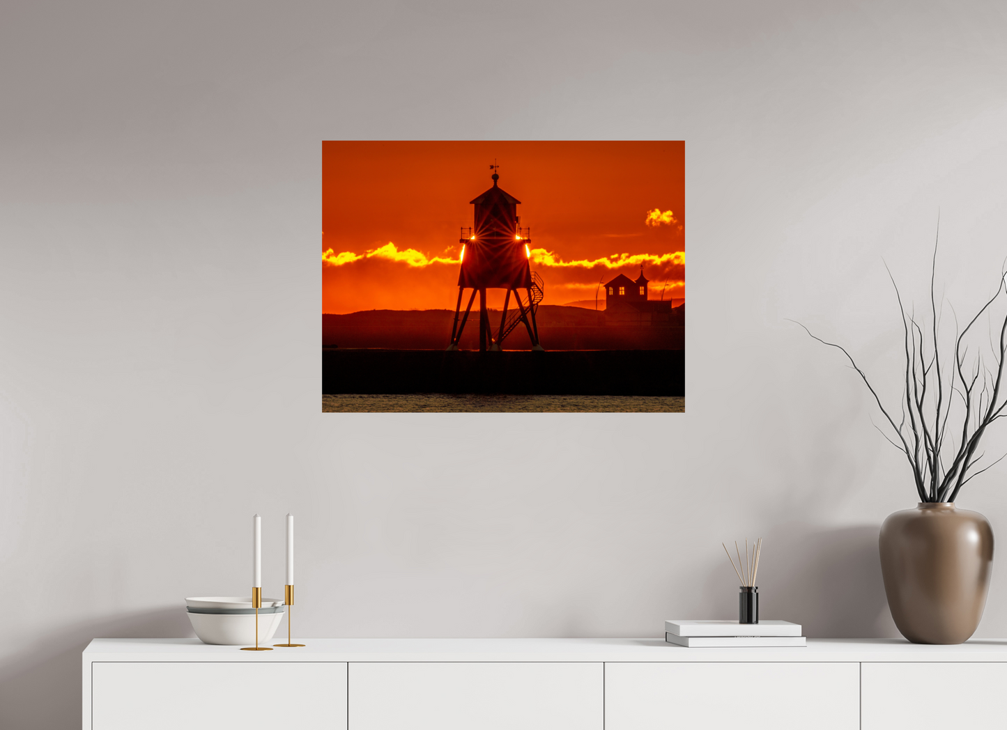80 x 60 cm, Photo Print On Fuji Crystal DP II Last sunrise of 2025