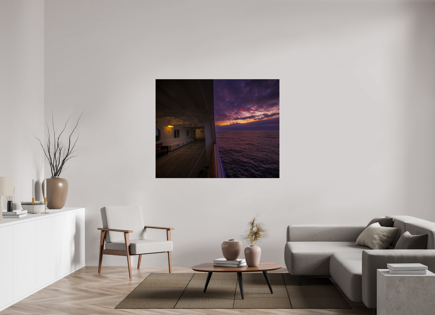 150 x 120 cm, Photo Print On Fuji Crystal DP II Bolette on the way to the Azores