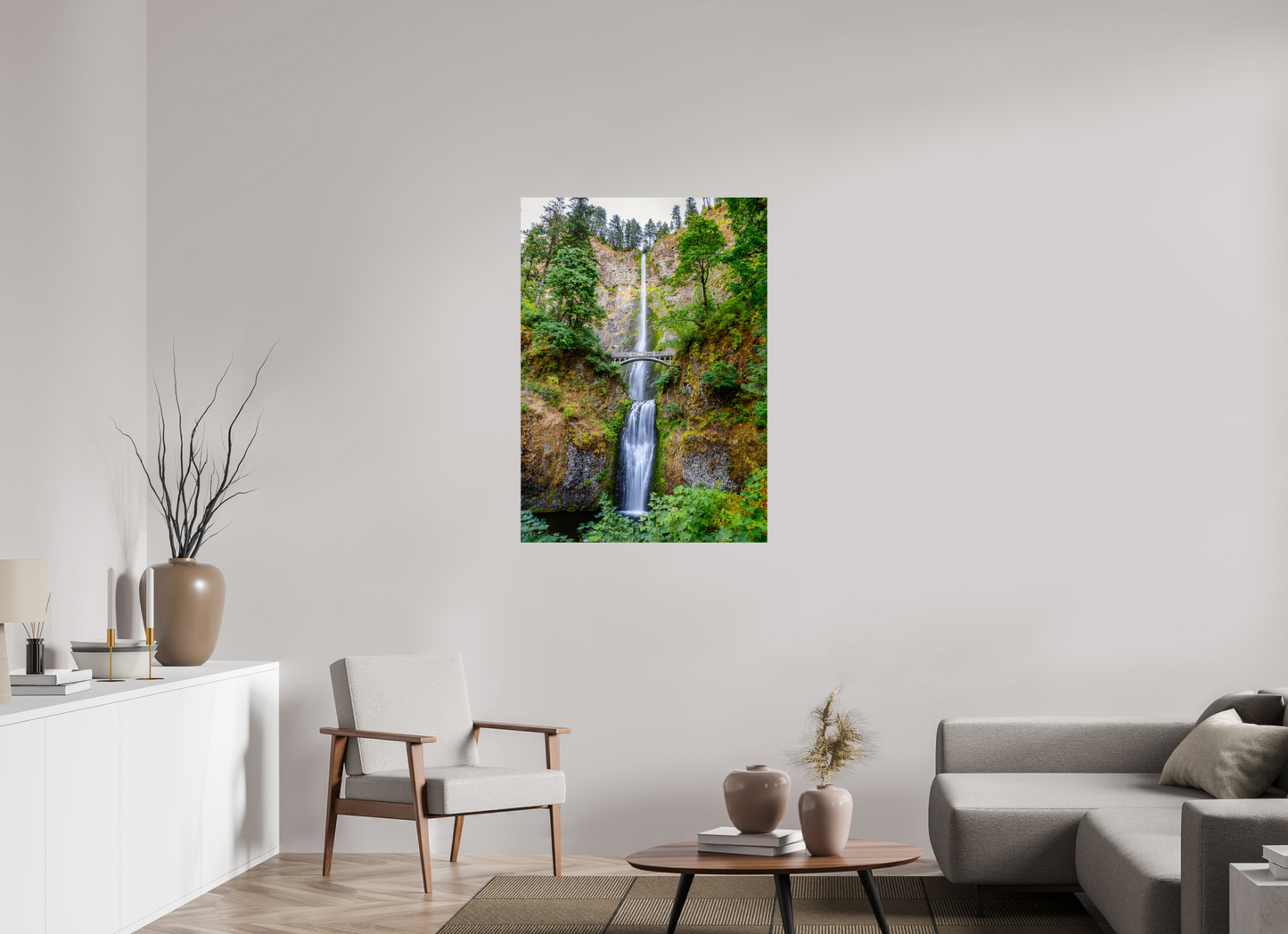 80 x 112 cm, Photo Print On Fuji Crystal DP II Multnomah Falls