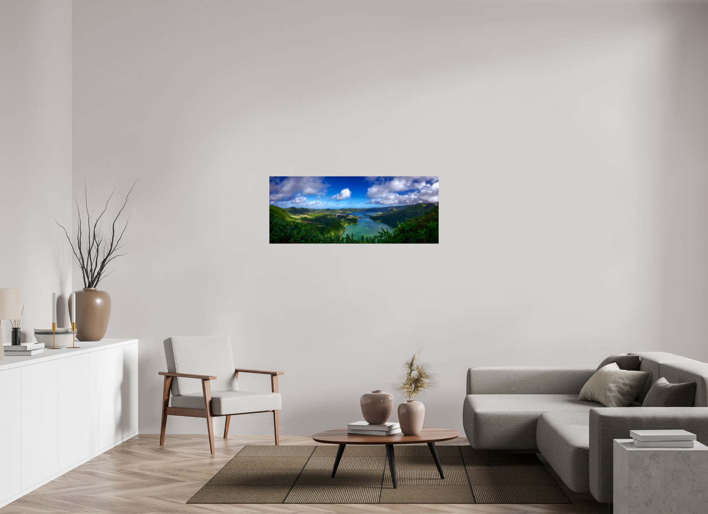 126 x 50 cm, Photo Print On Fuji Crystal DP II Sete Cidades